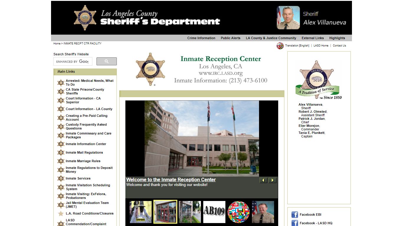 LASD.org - Facilities - Los Angeles County Sheriff's ...